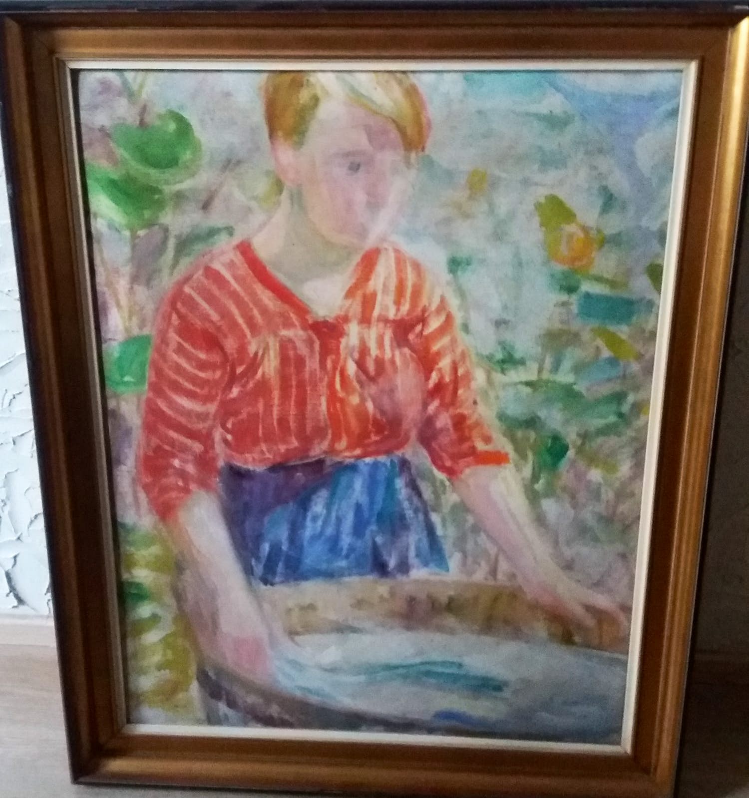 Prosper De Troyer - boerin met waskom kopen? Bied vanaf 275!