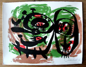 Anton Rooskens - litho; compositie - 1967 (nieuwstaat!) kopen? Bied vanaf 275!