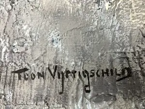 Toon Vijftigschild - Olieverf op board - handgesigneerd kopen? Bied vanaf 450!