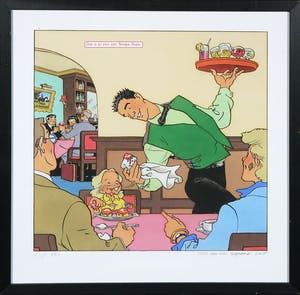 Theo van den Boogaard - Piëzografie, Dat is er een van Tempo-Team (Horeca) - Ingelijst kopen? Bied vanaf 1!