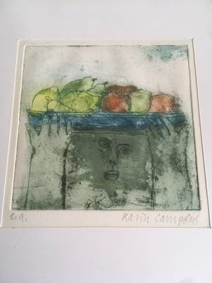 Karin Campfens - fruitschaal kopen? Bied vanaf 25!