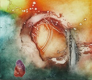 Ad Arma - Kleurenets, Tijd is een gedachte - Ingelijst kopen? Bied vanaf 50!