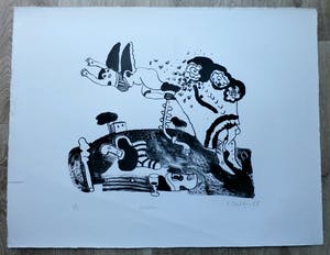 AcheterEd Dukkers - Litho: Droom- 1968? Enchérissez de 40!