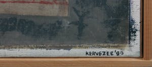 Nico Kervezee - Gemengde techniek op doek, Zonder titel kopen? Bied vanaf 1!