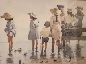 Edward Van Goethem - Strandszene vendu pour 70€ !