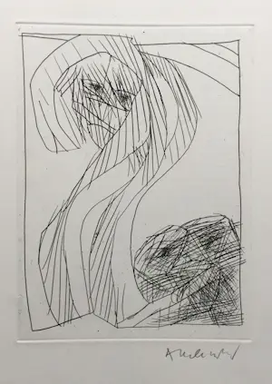 Pierre Alechinsky - kleurenets L’origine du monde 3 - 1993 kopen? Bied vanaf 595!