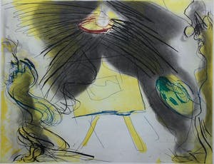 Ger Lataster - De schilder | kleuren ets (ingelijst) kopen? Bied vanaf 89!