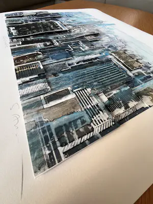 Gottfried Salzmann - Prachtige gesigneerde multiple giclée - 3D werk - 2015 kopen? Bied vanaf 325!