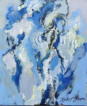 Bert Braam - Acryl op doek | Zonder titel verkocht voor € 95!