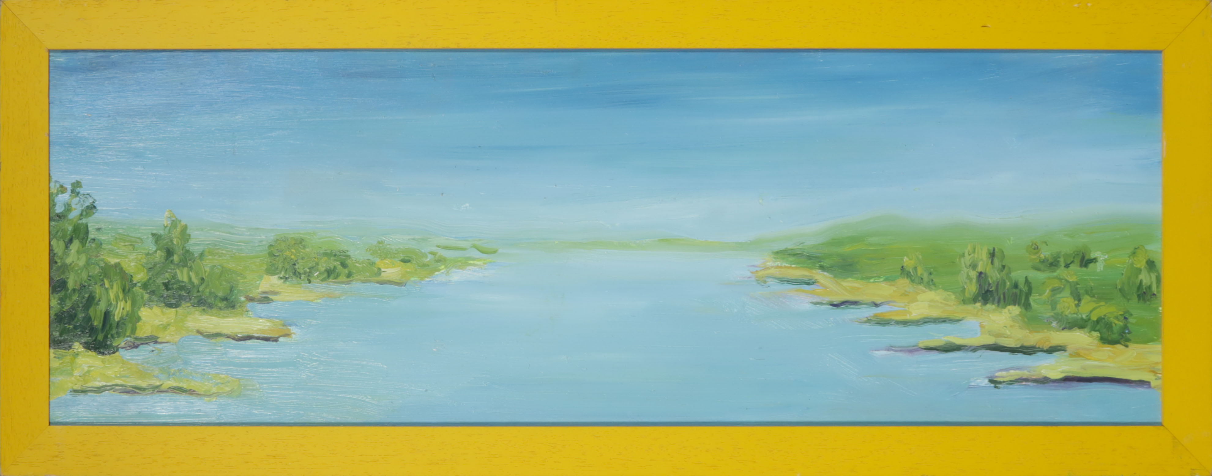 Bert Wisman - Olieverf op paneel, Landschap - Ingelijst kopen? Bied vanaf 50!