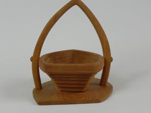 Niet of onleesbaar gesigneerd - Teakhouten openklapbaar schaaltje kopen? Bied vanaf 1!