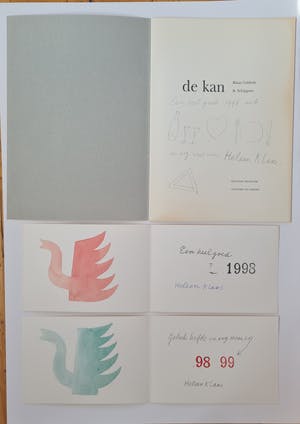 Klaas Gubbels - De kan - met originele tekening kopen? Bied vanaf 100!