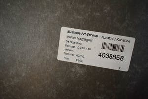 Marjan Nagtegaal - Acryl op paneel, De Roze Kooi - Ingelijst kopen? Bied vanaf 1!