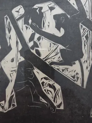 Jan Bertus Heukelom - Apen. Uit Wendingen 1917. kopen? Bied vanaf 89!