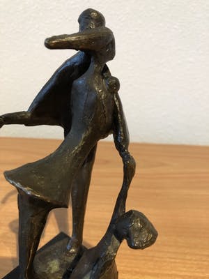 Corry Ammerlaan - Prachtig beeld gezin " VADER MOEDER DOCHTER EN BABY" kopen? Bied vanaf 65!