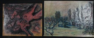 Pieter Haan - Acryl op doek en board, Lot van figuur en landschap kopen? Bied vanaf 1!