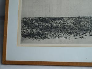 Fred Fritschij - Ingelijste ets , Landschap III – gesigneerd – 1971 – nr 4 van 8 kopen? Bied vanaf 42!