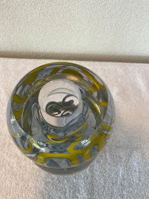 Olaf Stevens - Vaas met goud schildering kopen? Bied vanaf 250!