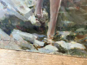 Lucien Henry GrandGerard - Vrouw bij water kopen? Bied vanaf 500!