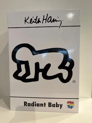 Keith Haring - Radiant Baby Statue White ( Polystone) - Medicom Toy Limited Edition kopen? Bied vanaf 600!