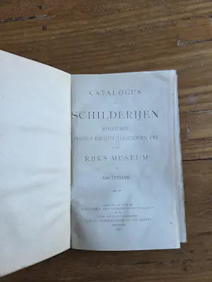 Antiquarisch Boek - Catalogus der schilderijen in het Rijksmuseum kopen? Bied vanaf 20!