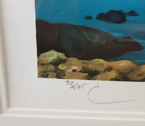 Buy Rene Magritte - kleurenlithografie naar "Le Temps Ménaçant", 1929? Bid from 875!