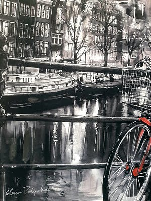 Elena Polyakova - Uitzicht naar Westerkerk in Amsterdam kopen? Bied vanaf 65!