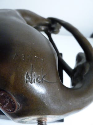 Curiosa - Bronze Garanti Paris j.b. Deposee - Art Deco Nude Woman kopen? Bied vanaf 125!