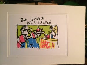 Herman Brood - 30 jaar Alliance - zeefdruk kopen? Bied vanaf 125!
