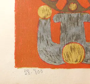 Pierre Courtin - Compositie, litho kopen? Bied vanaf 30!