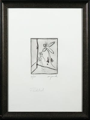 A.R. Penck - en Frank Breidenbruch - Ets en aquatint, Zonder titel - Ingelijst kopen? Bied vanaf 1!