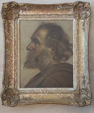 Jan Theuns - portret kopen? Bied vanaf 50!