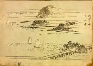 Katsushika Hokusai - Houtdruk, geen titel verkocht voor € 45!