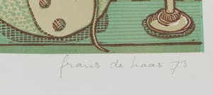 Frans de Haas - Linosnede, Als de kat van huis is... kopen? Bied vanaf 1!