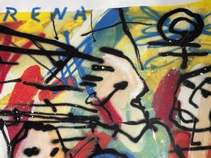 Herman Brood - Arena, groot formaat zeefdruk kopen? Bied vanaf 225!