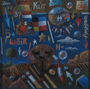 Leon Savelsberg - Gouache op papier, Zonder titel kopen? Bied vanaf 1!