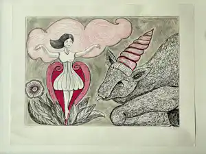 Henry Heerup - Litho - ‘Fabelwezens’ vendu pour 90€ !