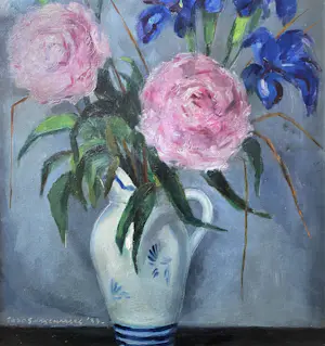 Theo Swagemakers - Stilleven Bloemen in vaas kopen? Bied vanaf 90!