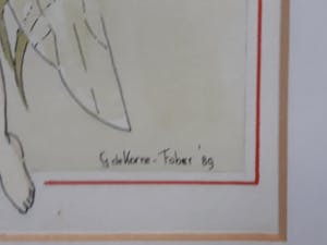 Greetje Korne - Faber - Gevleugelde vrouw met klaprozen. kopen? Bied vanaf 35!