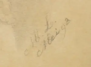 Niet of onleesbaar gesigneerd - Potloodtekening, Jongensportret - Ingelijst kopen? Bied vanaf 1!