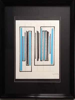 Siep van den Berg - collage en inkt op papier verkocht voor € 125!