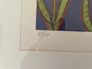 Benno Arzt - Zeefdruk - Nr 43 - Bloemenveld kopen? Bied vanaf 25!