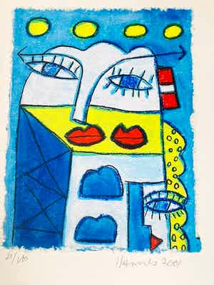 Hannes Kuiper - zonder titel verkocht voor € 45!