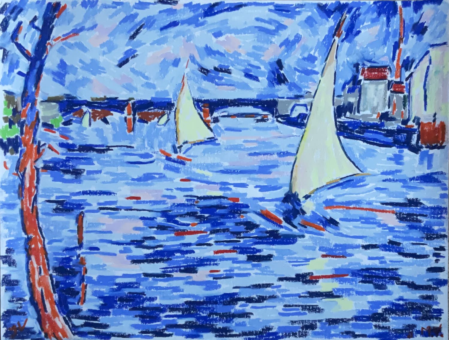 Jan Willem Versteeg - Voiles a Chatou kopen? Bied vanaf 1!