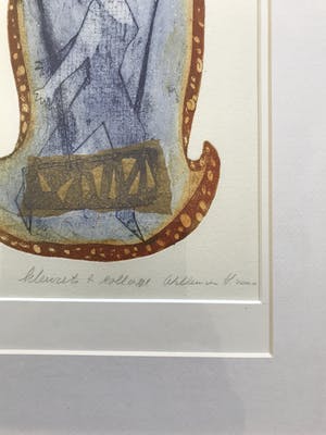 Willemien Holterman - Ets en collage kopen? Bied vanaf 20!