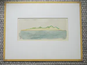 Pieter Starreveld - Waterlandschap bij Veere - Gemengde techniek kopen? Bied vanaf 125!