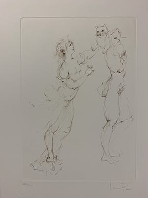Leonor Fini - Des femmes et le chat kopen? Bied vanaf 25!