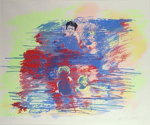 Judith Gor - Litho, Zonder titel - Ingelijst kopen? Bied vanaf 1!