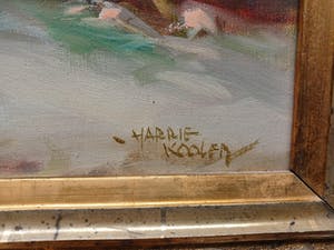 Harry Koolen - Bloemstilleven in koperen pot. kopen? Bied vanaf 149!