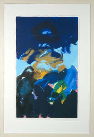 Henk van Vessem - Zeefdruk, Twenty four hours IV - Ingelijst verkocht voor € 50!